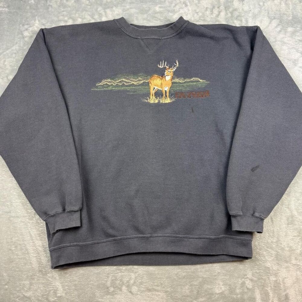 Unbranded Men's Blue and Navy Sweatshirt